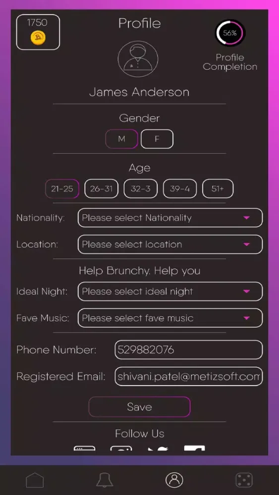 Скриншоты Brunchy App Dubai