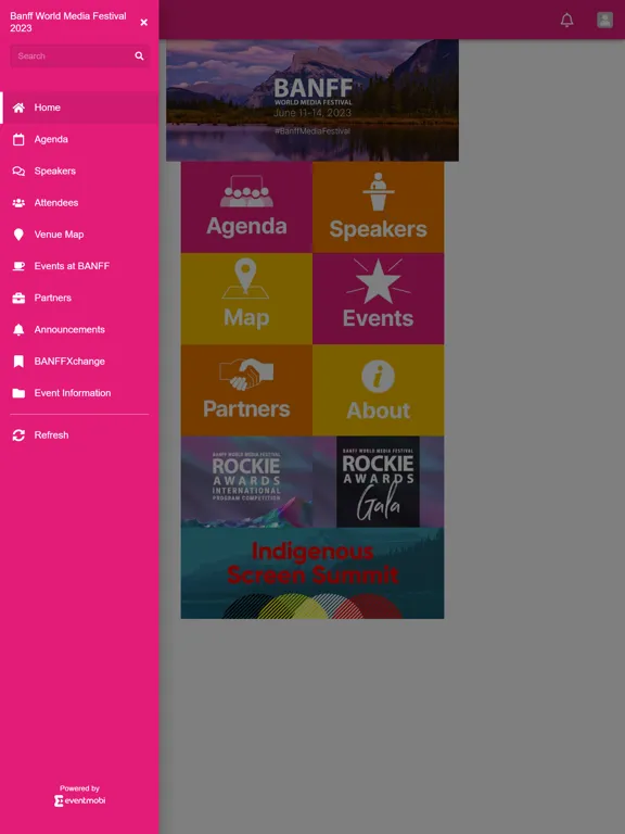 Capturas de pantalla de Banff World Media Festival '23 iPad 