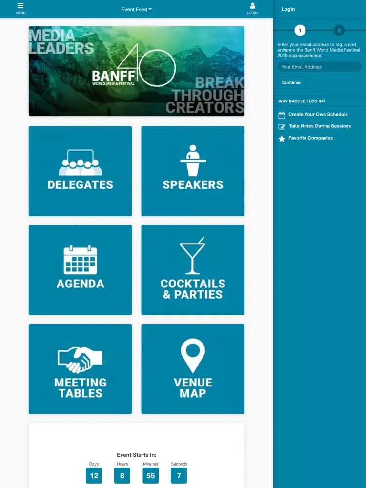 Скриншоты Banff World Media Festival2019 iPad 