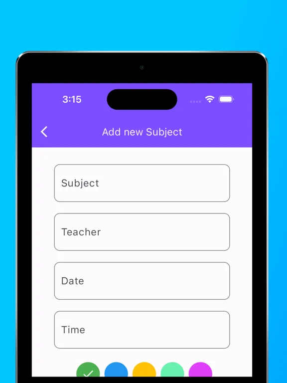 Study Smart - School timetable iPad  سکرین شاٹس