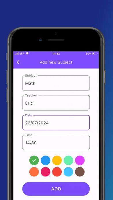 Study Smart - School timetable سکرین شاٹس