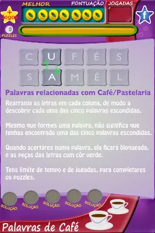 Palavras de Café Screenshots