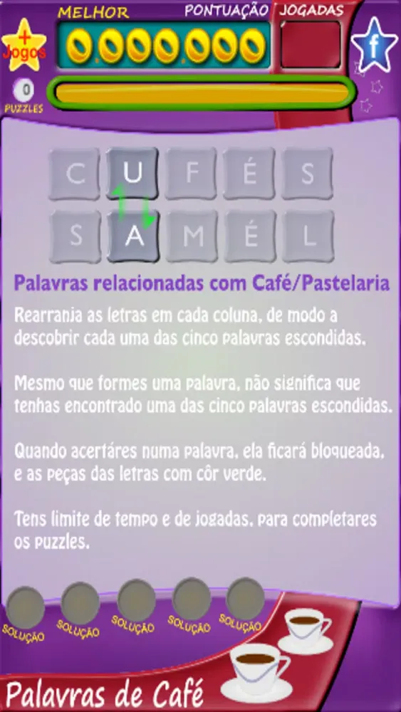Palavras de Café Screenshots