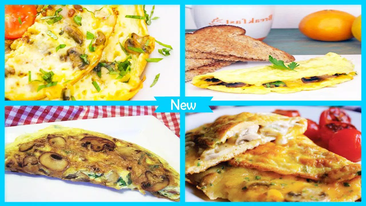 Cheesy Mushroom Ommelette Screenshots