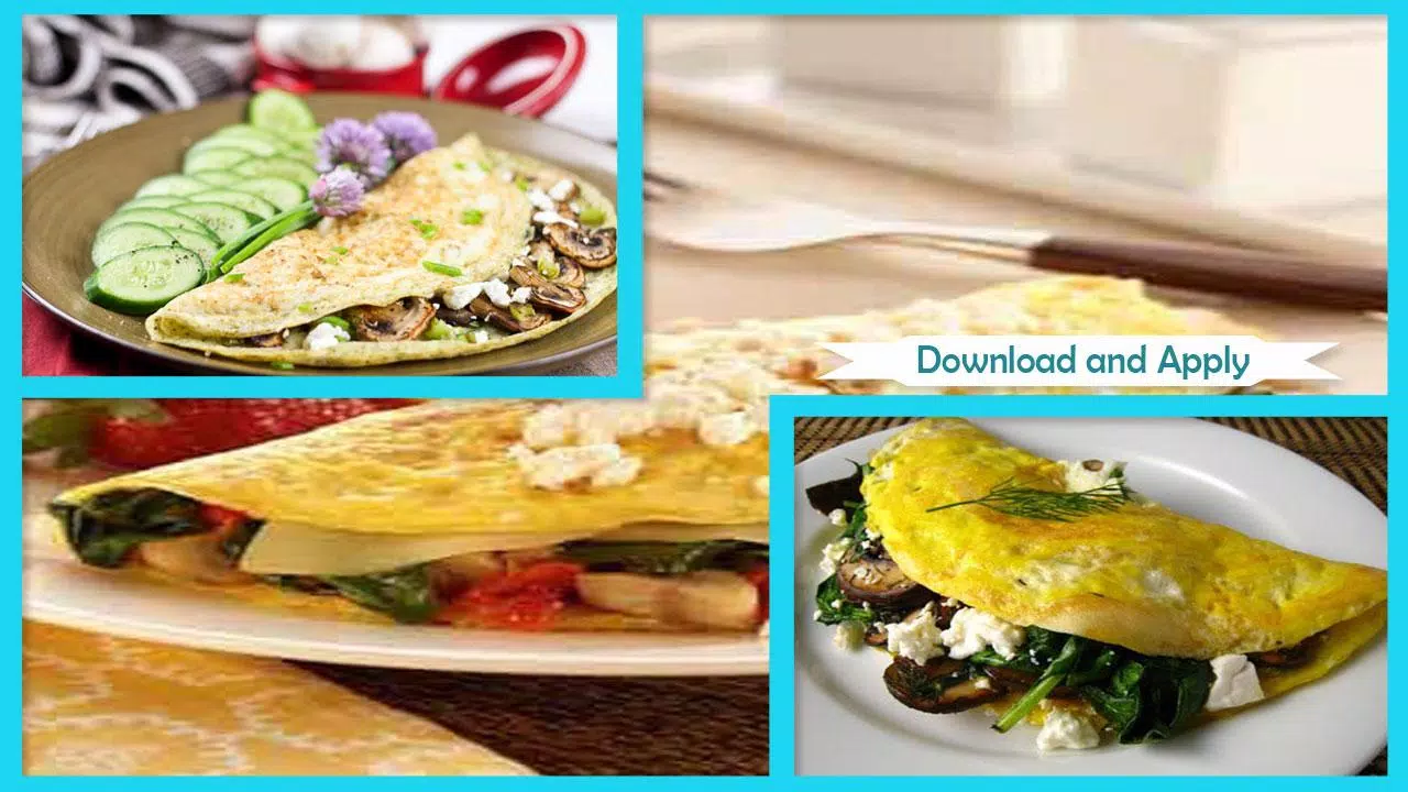 Cheesy Mushroom Ommelette Screenshots