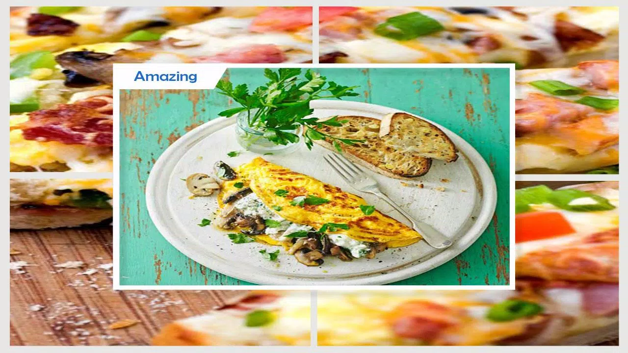 Cheesy Mushroom Ommelette Screenshots