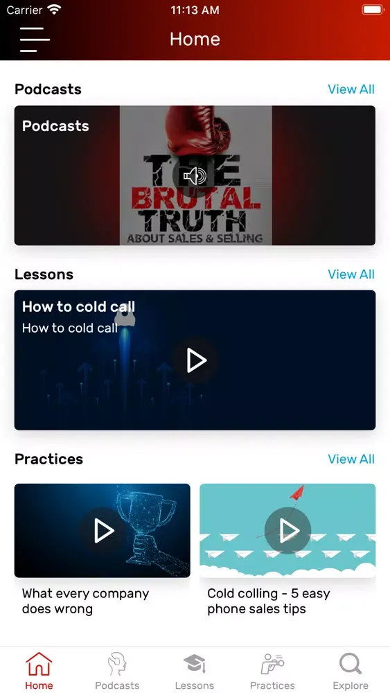 Captures d'écran de Brutal Truth Sales Success