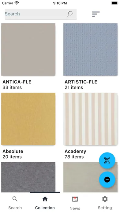 BVA Acacia Fabrics سکرین شاٹس