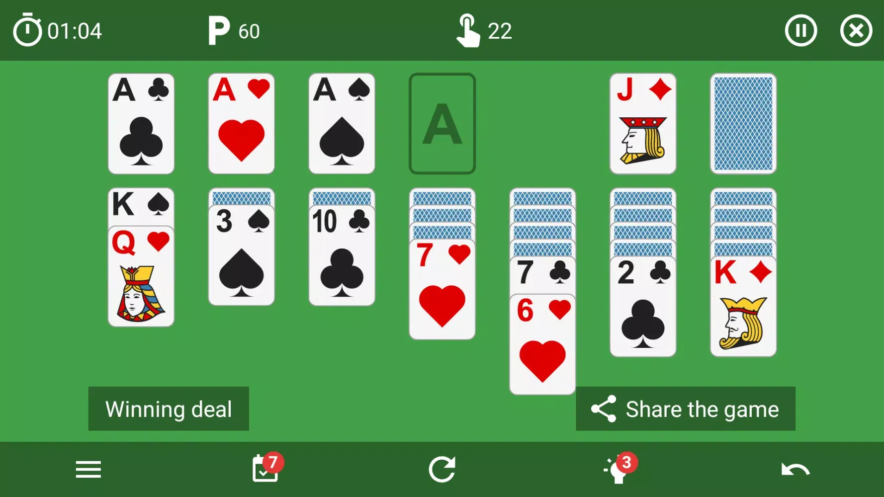 Скриншоты Solitaire - Classic Card Game