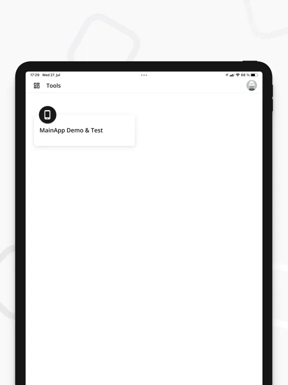 STRABAG myAPPS iPad  スクリーンショット