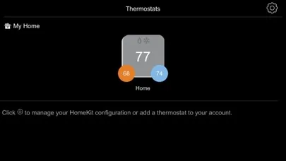 ภาพหน้าจอของ Bryant® Housewise™ Thermostat