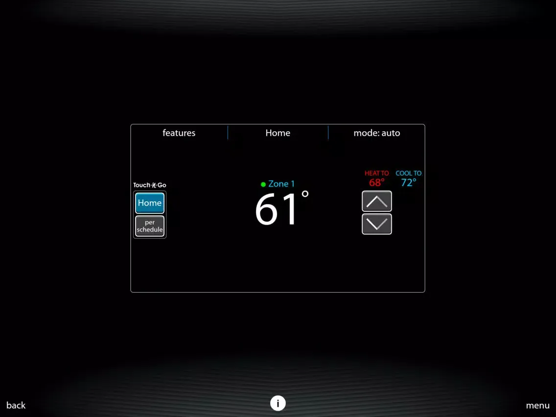 Tangkapan layar MyEvolution Connex iPad 