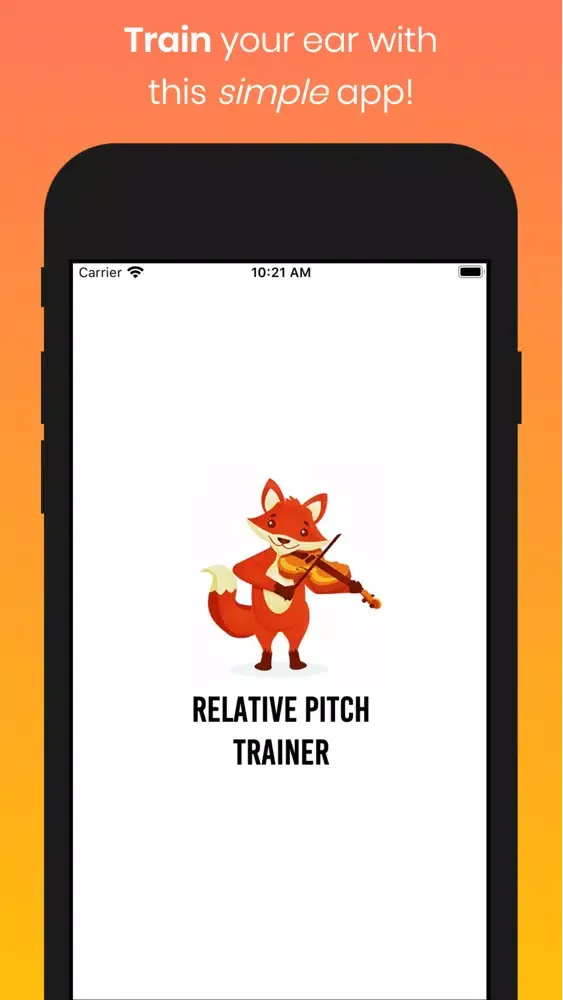ภาพหน้าจอของ Relative Pitch Trainer!