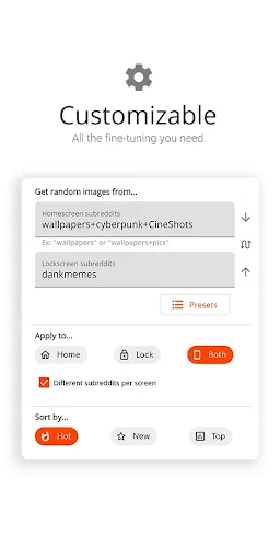 Wallpaper Changer for Reddit Screenshots