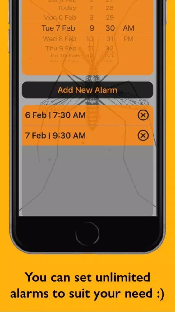 Capturas de tela do Mosquito Alarm - The most annoying alarm.