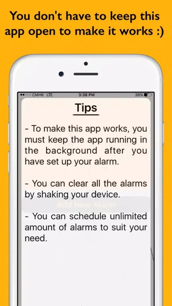 Capturas de tela do Mosquito Alarm - The most annoying alarm.