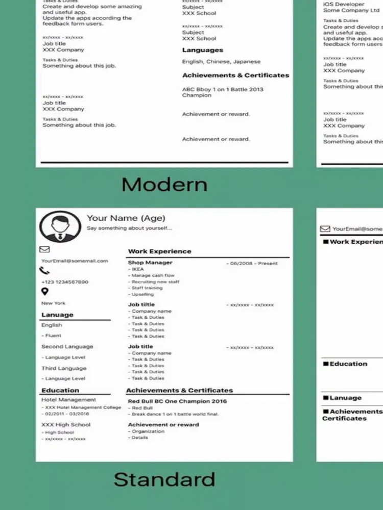 Resume Plus - Professional & Quick Resume Builder iPad 应用截图