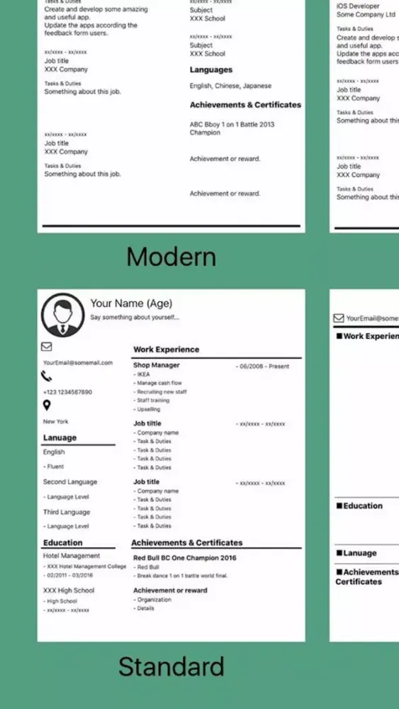 Resume Plus - Professional & Quick Resume Builder应用截图