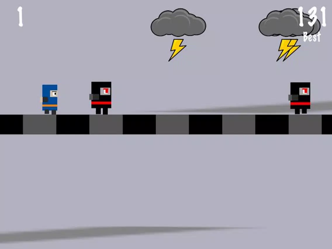 Tangkapan layar Thunder Ninja iPad 