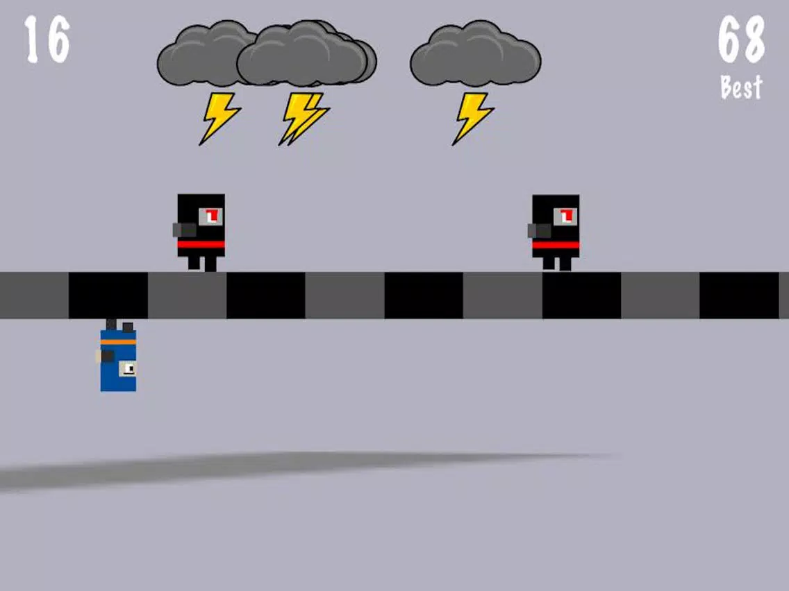 Tangkapan layar Thunder Ninja iPad 