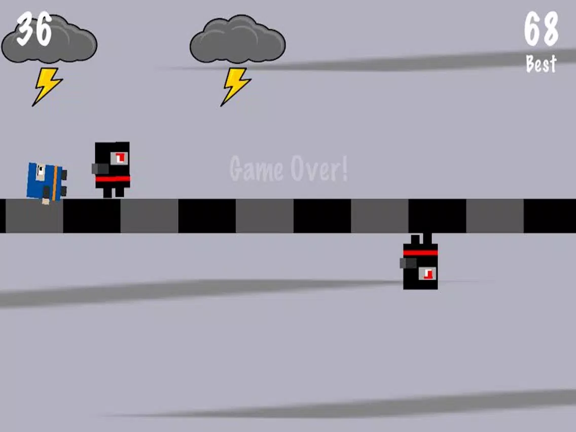 Tangkapan layar Thunder Ninja iPad 