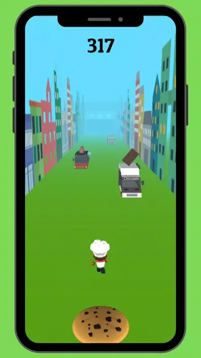 Tangkapan skrin Cookie Chase - Endless Runner