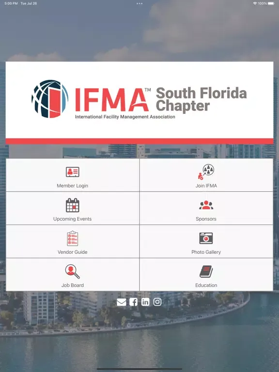 Zrzuty ekranu IFMA South Florida iPad 