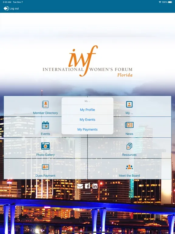 Скриншоты IWF Florida iPad 