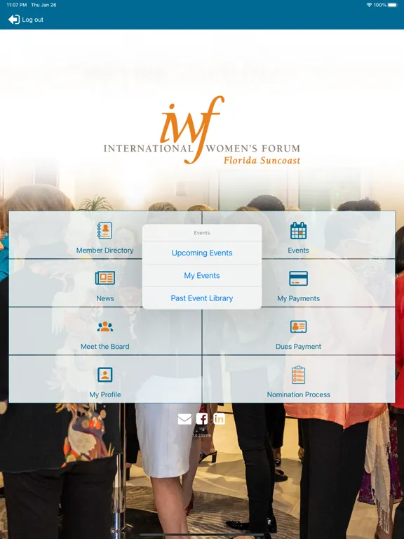 Capturas de pantalla de IWF Florida Suncoast iPad 