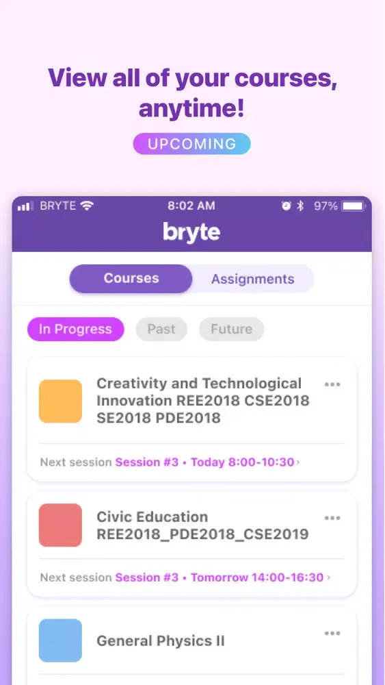 Captures d'écran de Bryte Instructor