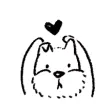 Cute Dog Animation Sticker