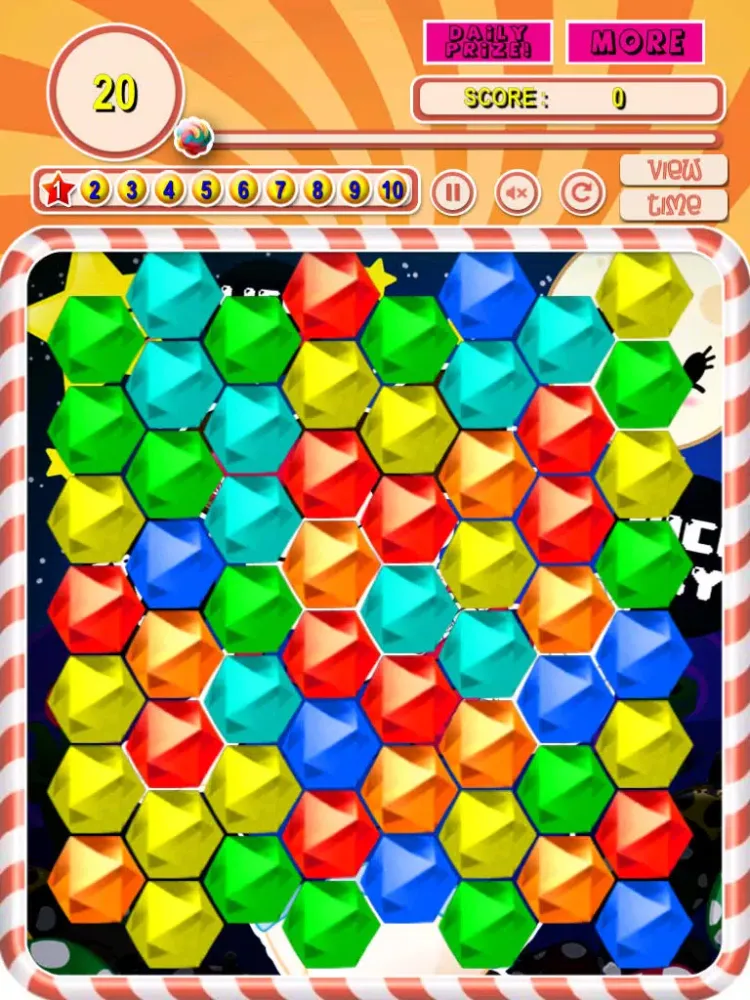 Candy Magic: Sweet Hexa and Diamonds of Puzzle FREE iPad Screenshots