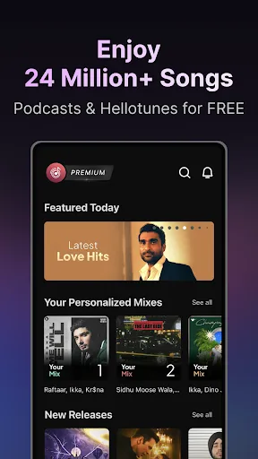 Capturas de pantalla de Wynk Music: MP3, Song, Podcast