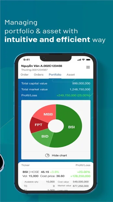 Capturas de tela do BSC Smart Invest