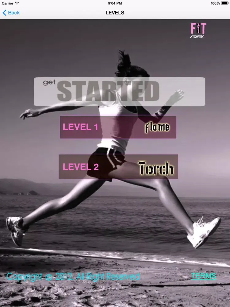 Capturas de tela do FitGirl Pro – Your Personal Cardio, Resistance and Workouts Trainer for Optimum Weight Loss, Muscle Strength and Staying Fit iPad 