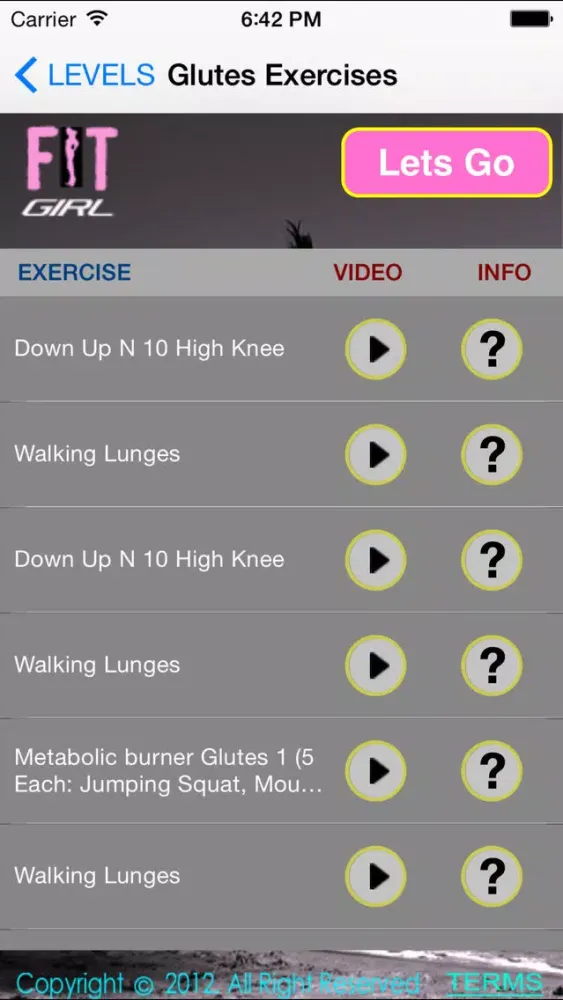 Capturas de tela do FitGirl Pro – Your Personal Cardio, Resistance and Workouts Trainer for Optimum Weight Loss, Muscle Strength and Staying Fit