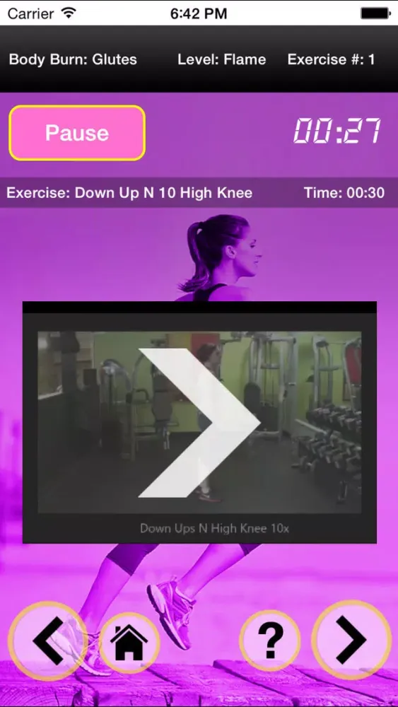 Capturas de tela do FitGirl Pro – Your Personal Cardio, Resistance and Workouts Trainer for Optimum Weight Loss, Muscle Strength and Staying Fit