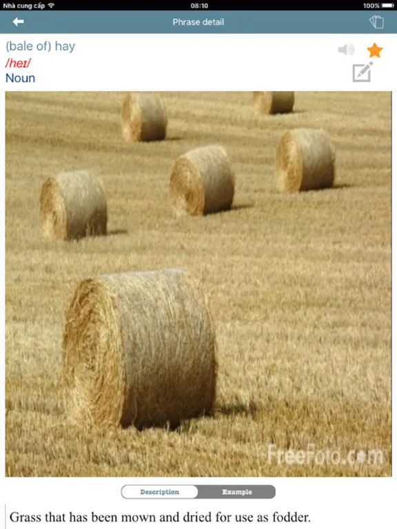 Learn English vocabulary with pictures and audios - From basic to advandce iPad  Screenshots