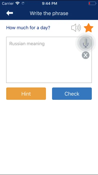 Capturas de tela do Russian Communicate Daily