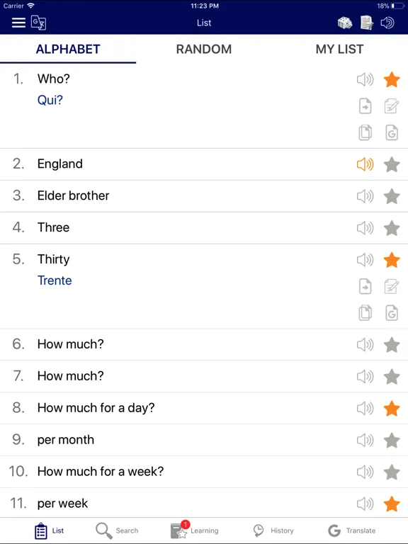 French Communicate Daily iPad  স্ক্রিনশট