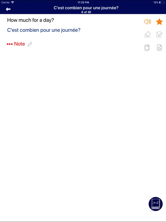 French Communicate Daily iPad  স্ক্রিনশট