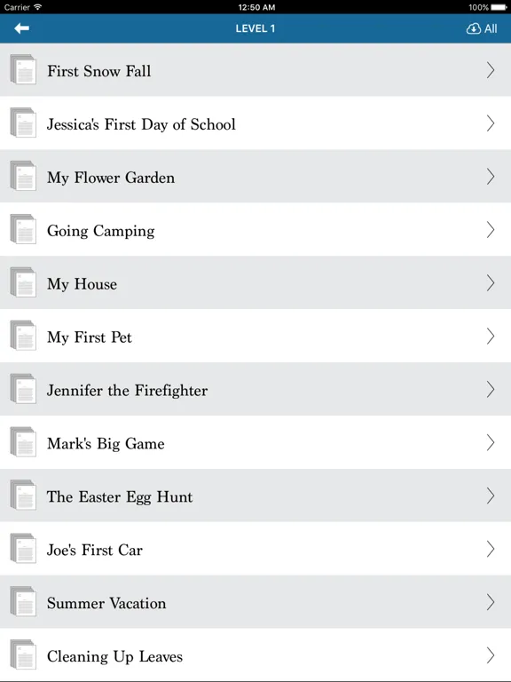 Learn English By Listening. iPad Screenshots