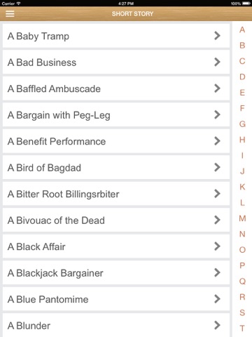 Short Stories - Read and Feel iPad 應用截圖