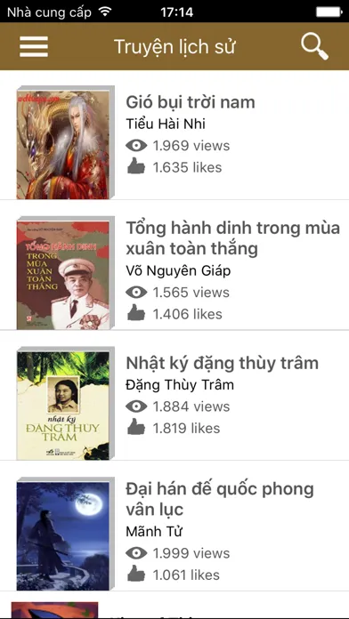 Truyện lịch sử Việt Nam và thế giới chọn lọc Screenshots