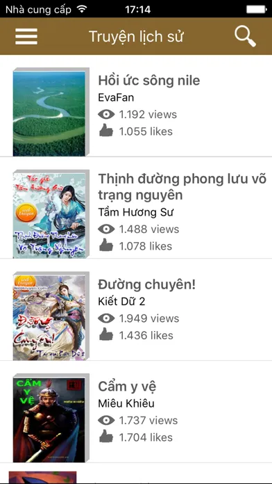 Truyện lịch sử Việt Nam và thế giới chọn lọc Screenshots