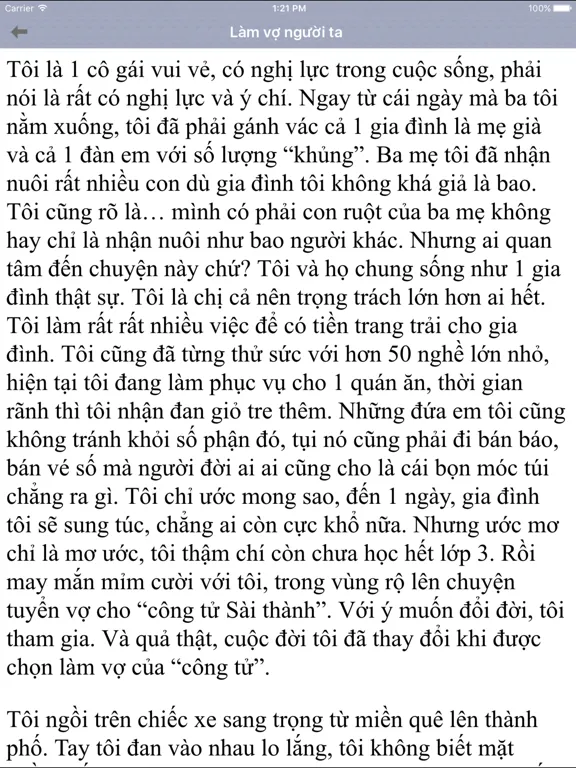 1001 Truyện Ngắn Hay - Ý nghĩa và sâu sắc iPad  Screenshots