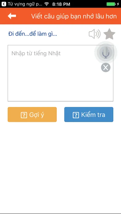 Capturas de pantalla de Từ vựng, ngữ pháp tiếng Nhật JPLT N5 (Phần 1)