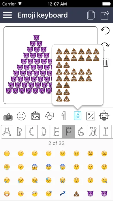 Emoij Keyboard for message,chat - Emotion,Unicode Screenshots