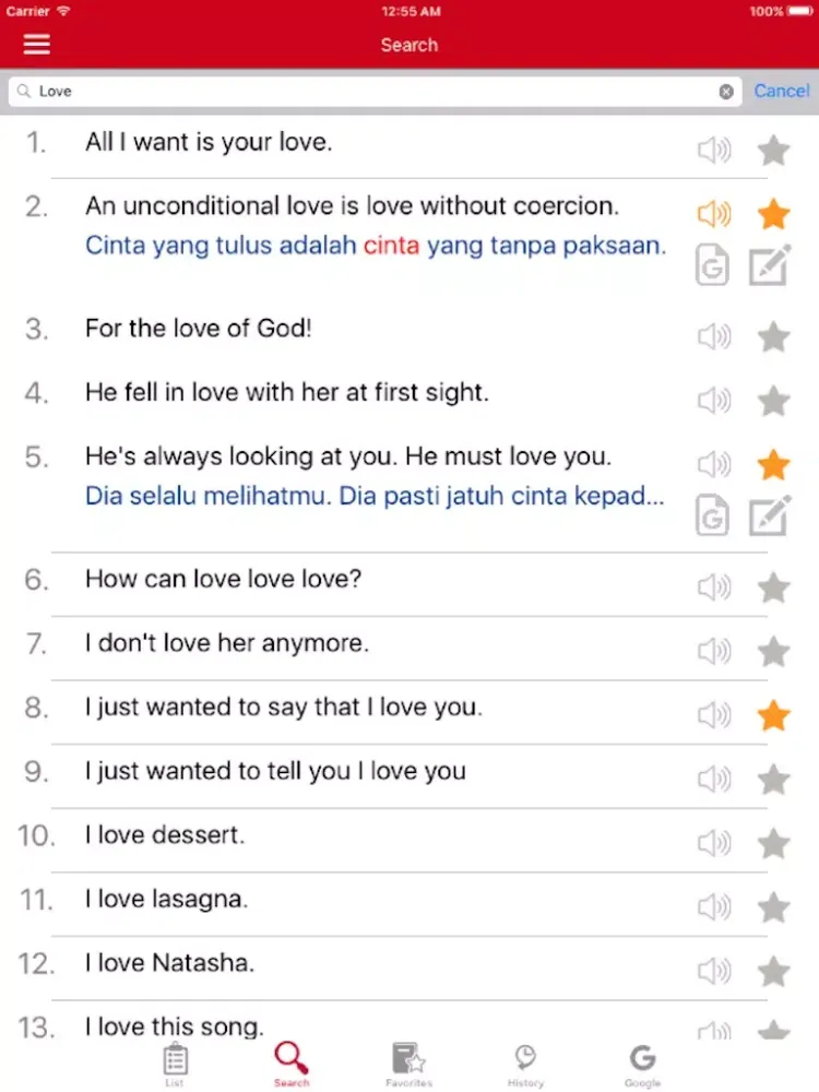 صور English - Indonesian Common Phrases iPad 