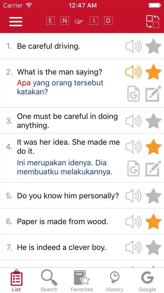 صور English - Indonesian Common Phrases